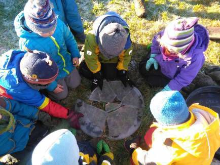 Waldkindergarten Eisplatte